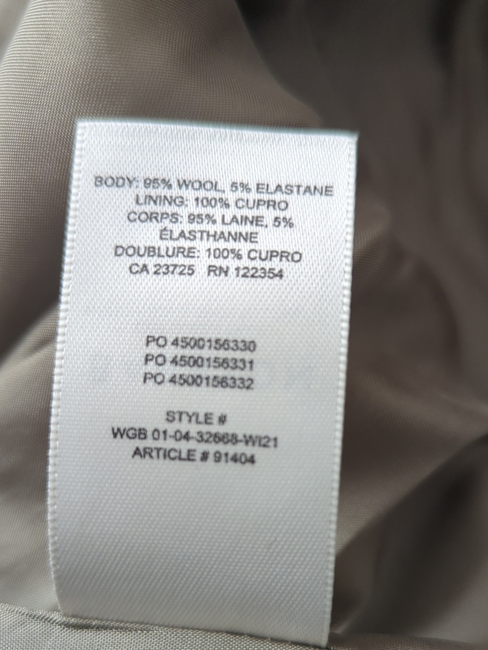 BABATON ATELIER Women’s Taupe Blazer Jacket - Picture 12 of 12